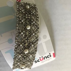 SOLD Scunci Silver Barrette